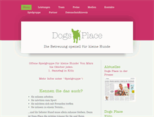 Tablet Screenshot of dogs-place.de